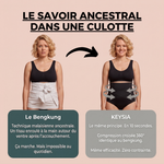 Culotte gainante post-partum à bande croisée 360°